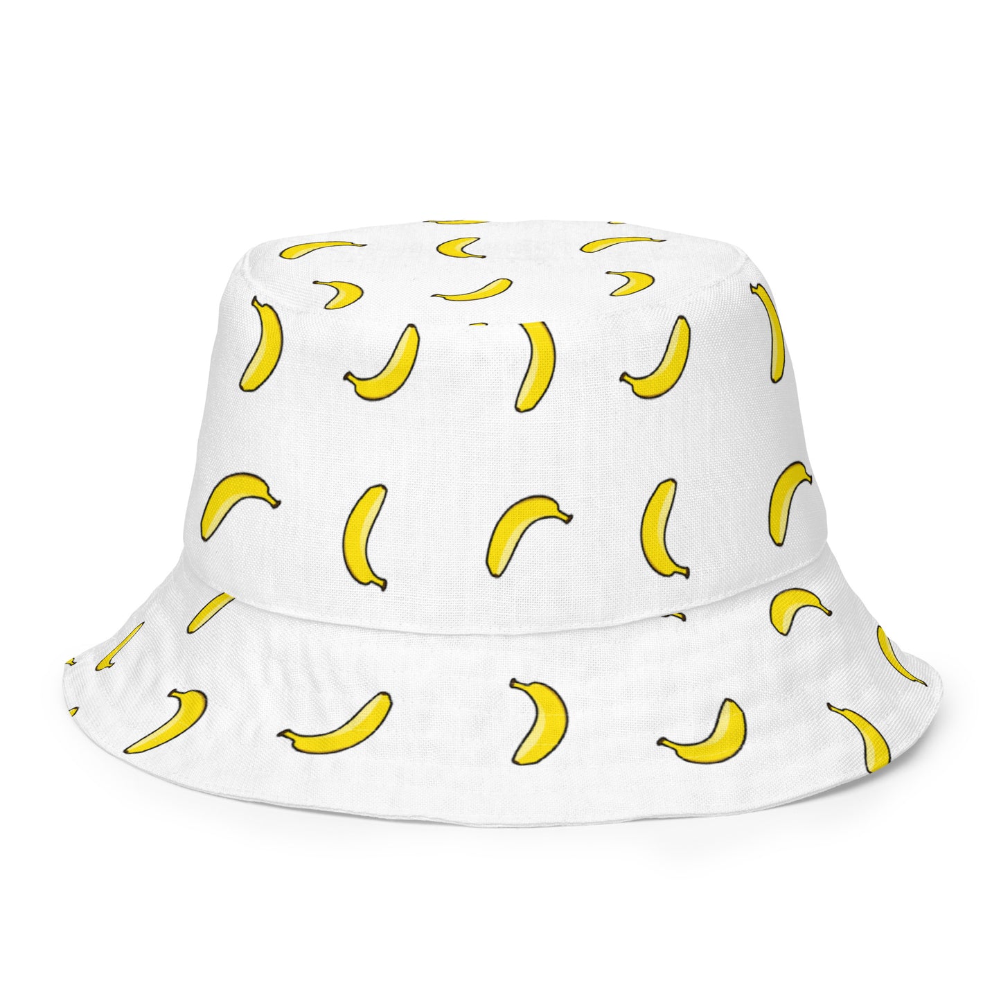 Good Sol Reversible white banana bucket hat