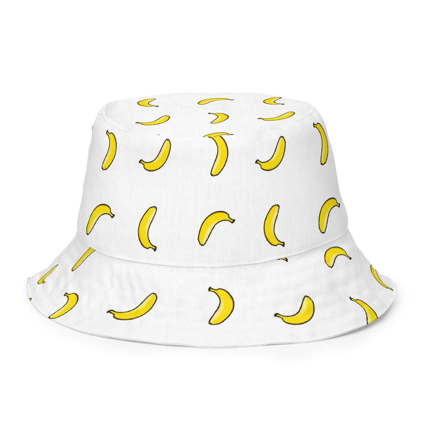 Good Sol Reversible white banana bucket hat