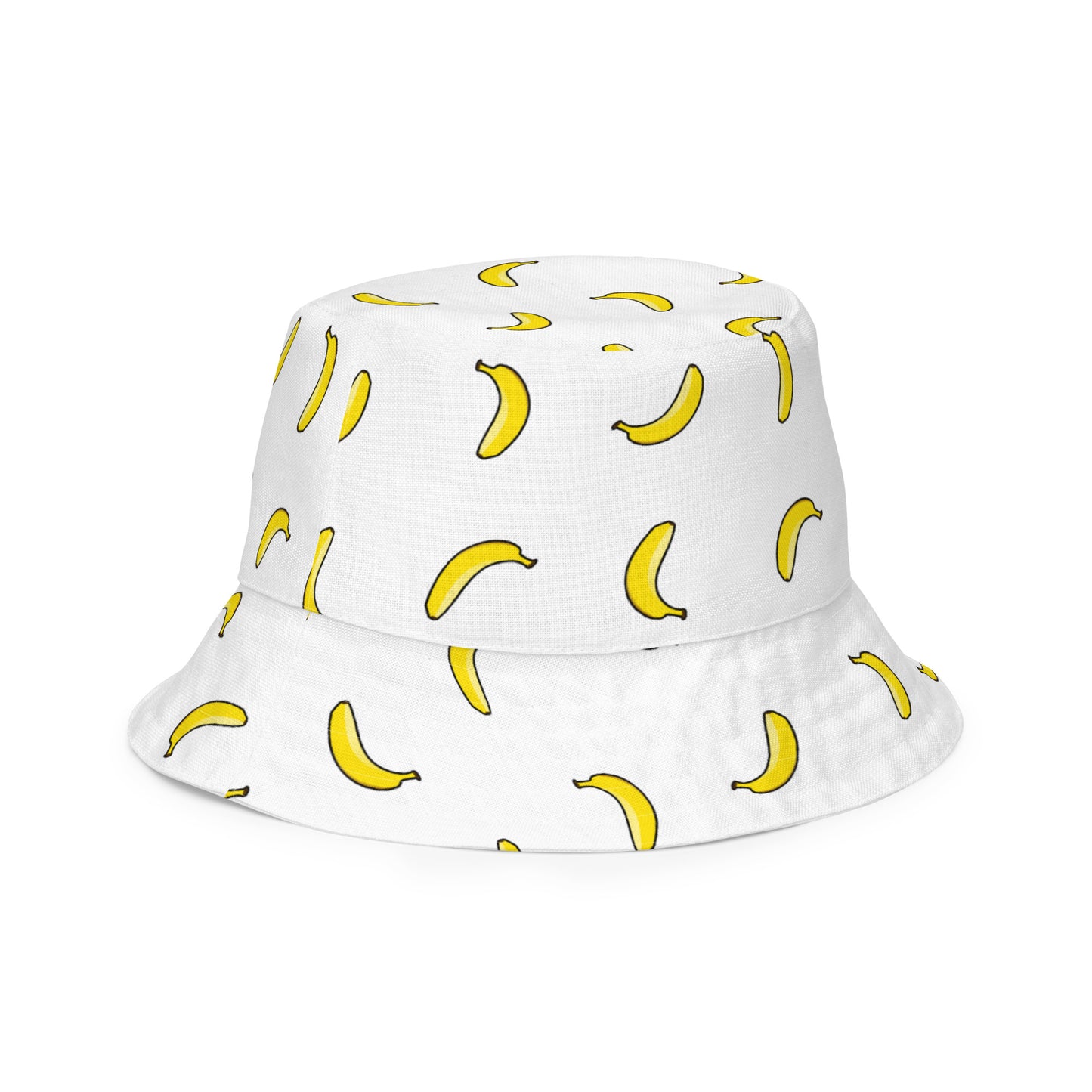 Good Sol Reversible white banana bucket hat