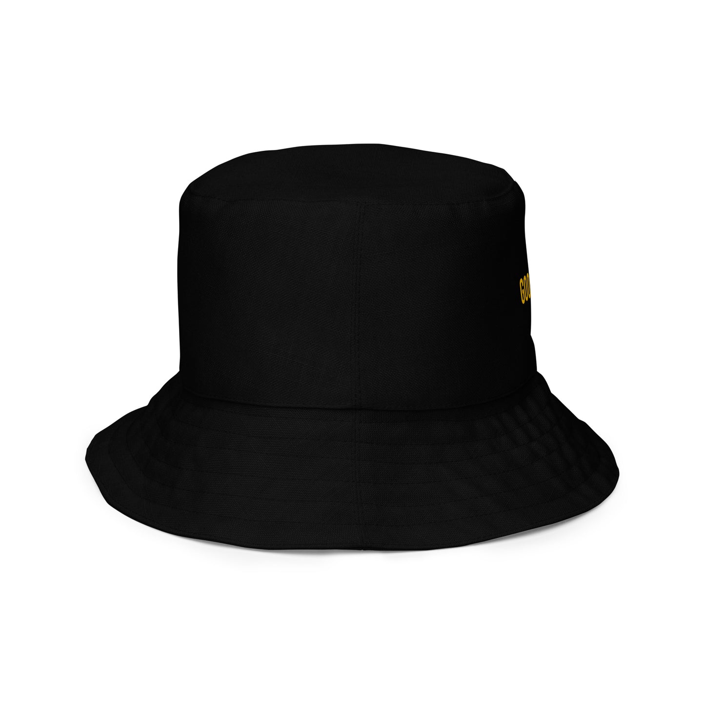 The Dylan Black Reversible banana bucket hat